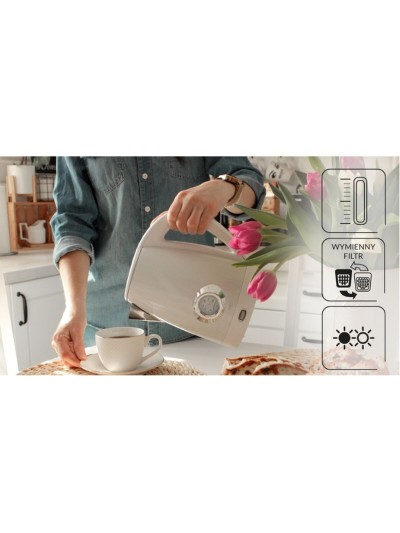 Hervidor Mpm MCZ-108 Blanco Acero Inoxidable 1500 W 1,7 L