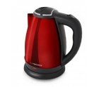 Hervidor Esperanza EKK113R Negro Rojo Acero Inoxidable Plástico 1800 W 1,8 L