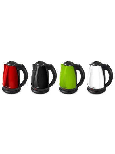 Kettle Esperanza EKK113R Black Red Stainless steel Plastic 1800 W 1,8 L
