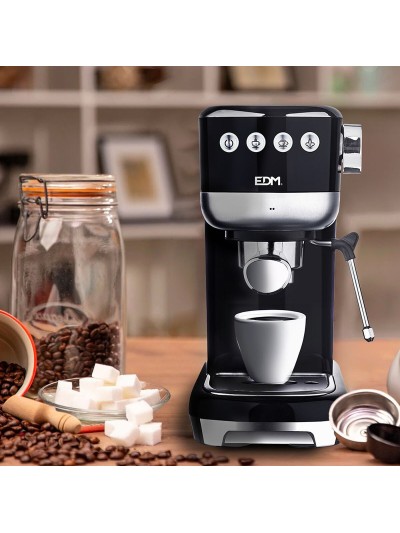Express Manual Coffee Machine EDM 07707 Black 2 Cups 1,3 L