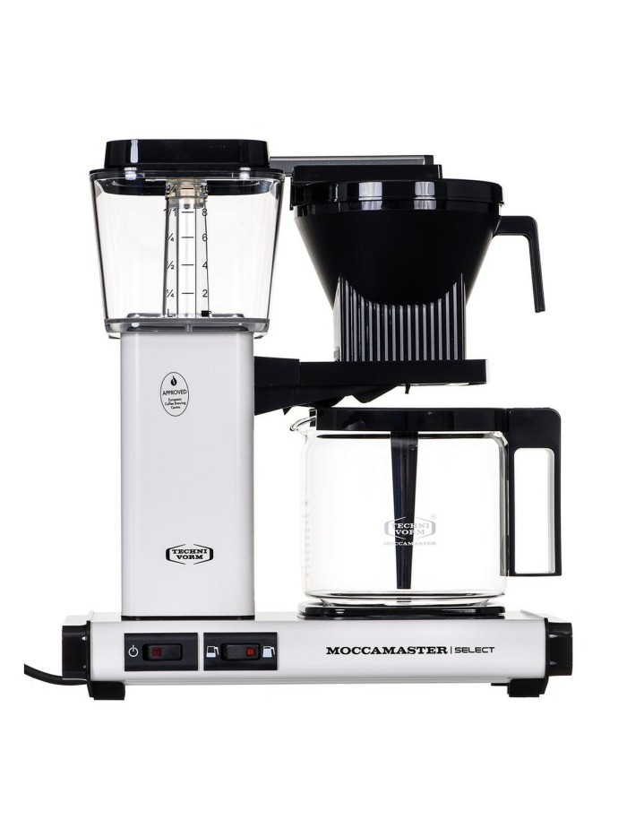 Cafetera de Goteo Moccamaster KBG SELECT Blanco Negro 1520 W 1,25 L