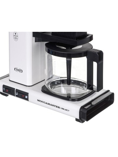 Cafetera de Goteo Moccamaster KBG SELECT Blanco Negro 1520 W 1,25 L