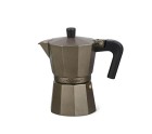 Cafetera Italiana Feel Maestro MR-1666-6-BROWN Negro Bronce Aluminio 300 ml 6 Tazas