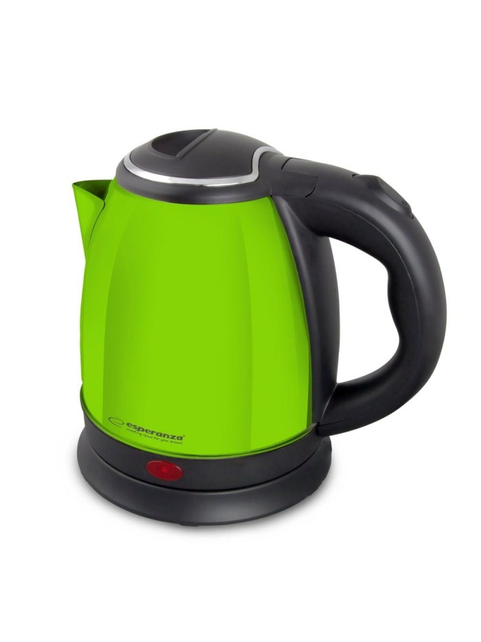 Hervidor Esperanza EKK128G Negro Verde Acero Inoxidable Plástico 1350 W 1 L