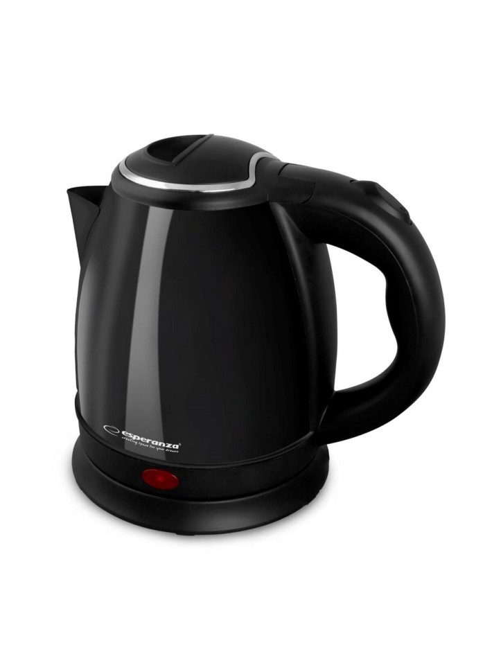Hervidor Esperanza EKK128K Negro Acero Inoxidable Plástico 1350 W 1 L
