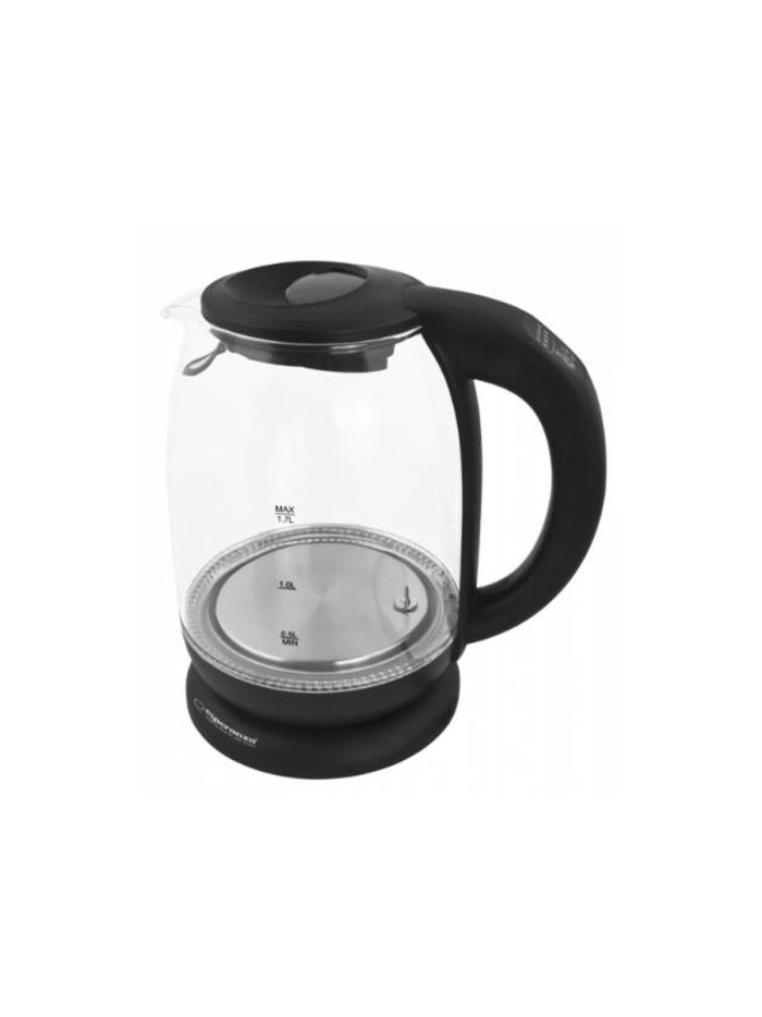 Hervidor Esperanza EKK027 Negro Vidrio Plástico 2200 W 1,7 L