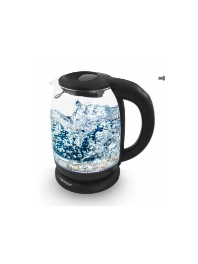Kettle Esperanza EKK027 Black Glass Plastic 2200 W 1,7 L