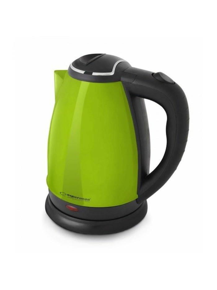 Hervidor Esperanza EKK113G Negro Verde plástico,acero inoxidable 1800 W 1,8 L