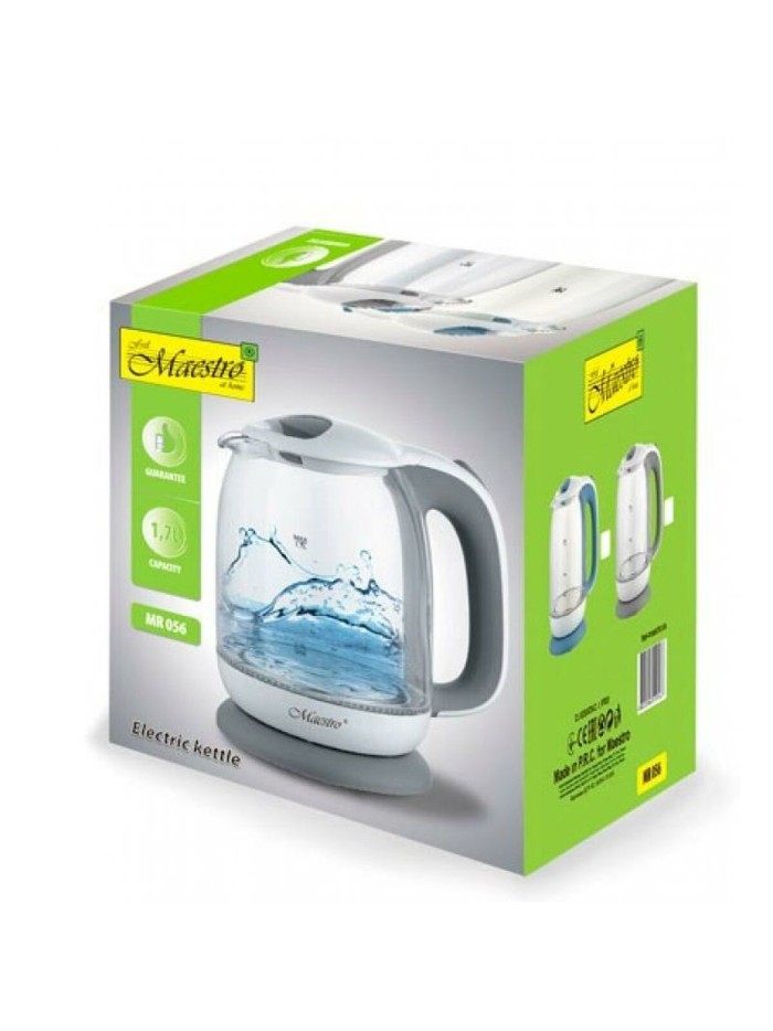 Bouilloire Feel Maestro MR-056 grey Gris verre 2200 W 1,7 L