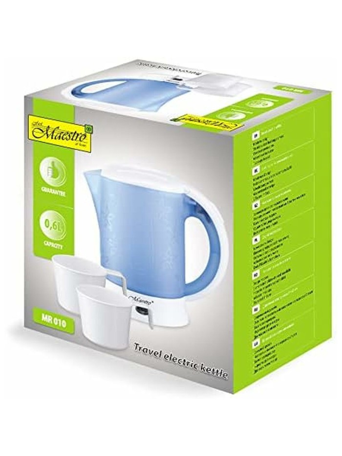 Bouilloire Feel Maestro MR-010 Bleu Blanc Acier inoxydable 600 W 0,6 L