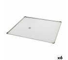 Bandeja para Horno VR Plateado Aluminio Rectangular 41 x 37 x 0,5 cm (6 Unidades)