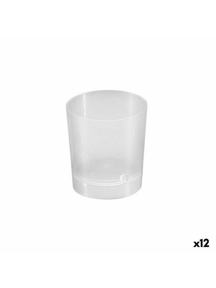 Set de Vasos de Chupito Algon Transparente Plástico 30 ml 12 Piezas (90 Unidades)