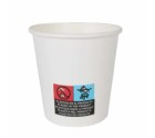 Set of glasses Algon Cardboard Disposable White 24 Units 120 ml (100 Pieces)