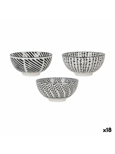 Bowl Alfares Nomi ø 15,5 x 7,7 cm Black 15 x 7,3 cm (18 Units)