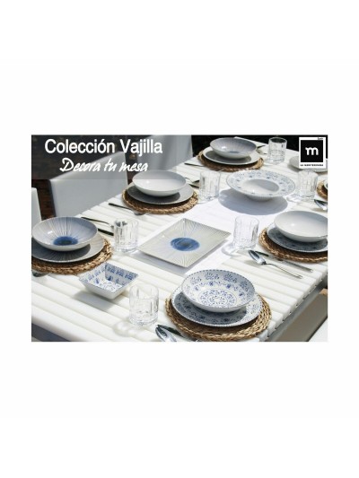 Snack tray La Mediterránea Blur Rectangular 30 x 8 x 2cm (24 Units)