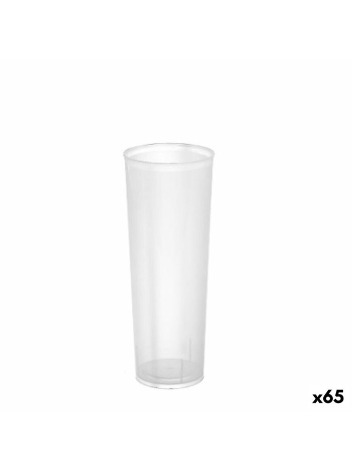 Set de vasos reutilizables Algon Transparente 65 Unidades 330 ml (6 Piezas)