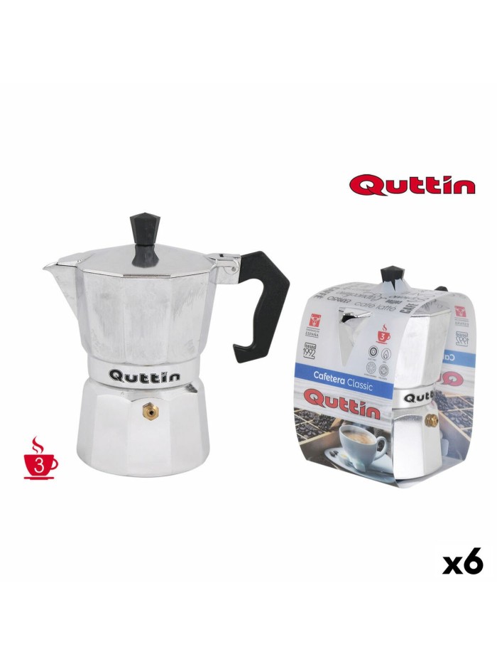 Italian Coffee Pot Quttin 105187 (6 Units)