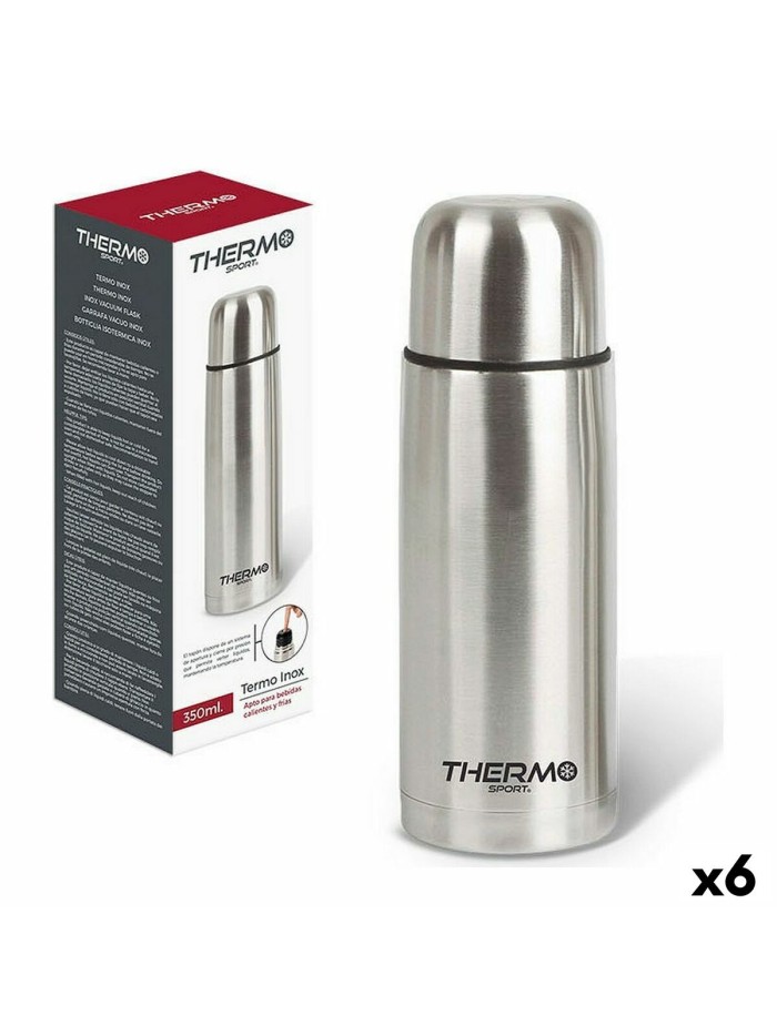 Termo para Alimentos ThermoSport Acero Inoxidable 350 ml 6,8 x 19,3 cm (6 Unidades)