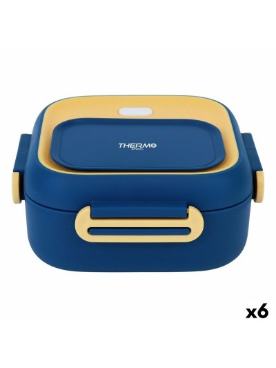 Boîte à lunch hermétique ThermoSport Thermique Acier Plastique 750 ml (6 Unités)