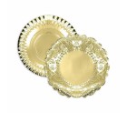Bandeja de Aperitivos Algon Dorado Redonda 35 x 35 x 2 cm (48 Unidades)