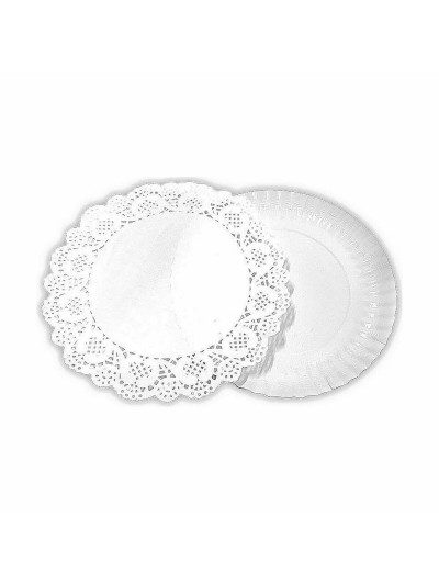 Base para pastel Algon Blanco 25 x 25 x 2 cm Redonda (2 Piezas) (48 Unidades)