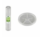Set of lids for glasses Algon Coffee 100 Pieces 200 ml (20 Units)
