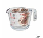 Measuring Jug Quttin 250 ml Glass (6 Units)