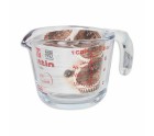 Measuring Jug Quttin 250 ml Glass (6 Units)