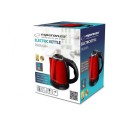 Kettle Esperanza EKK128R Black Red Stainless steel Plastic 1350 W 1 L