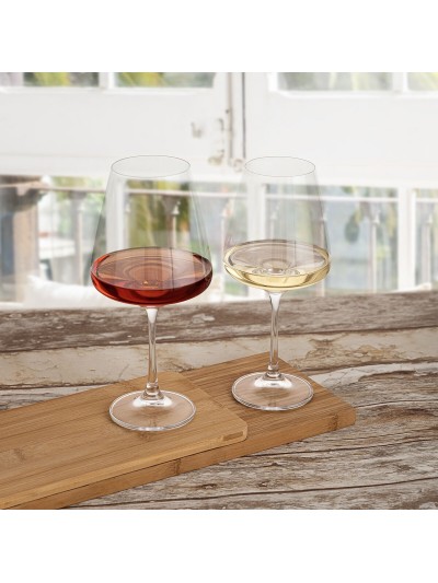 Wine glass Bohemia Crystal Loira Transparent Glass 450 ml (6 Units)