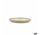 Dessert dish Quid Duna Green Ceramic 20 x 2,5 cm (6 Units)
