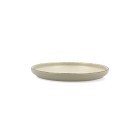 Plato de Postre Quid Duna Verde Cerámica 20 x 2,5 cm (6 Unidades)