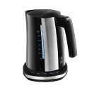 Hervidor y Tetera Eléctrica Melitta LOOK AQUA DELUXE BLACK EU Negro/Plateado Acero Inoxidable 2400 W 1,7 L