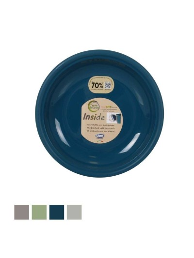 Flat Plate Dem Inside Plastic Ø 25 x 25 x 2 cm (36 Units)