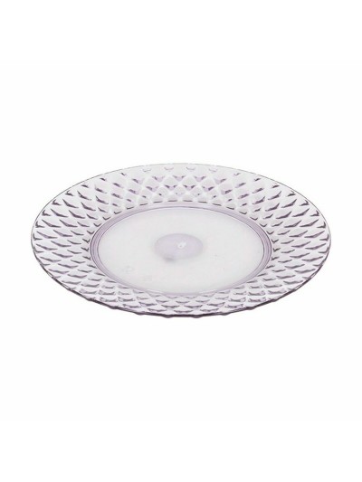 Assiette plate La Mediterránea Plastique 25 x 25 x 2,5 cm (24 Unités)