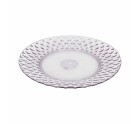 Assiette plate La Mediterránea Plastique 25 x 25 x 2,5 cm (24 Unités)