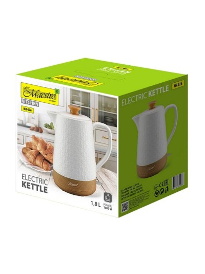 Bouilloire Feel Maestro MR-076 Blanc Céramique 1800 W 2 L