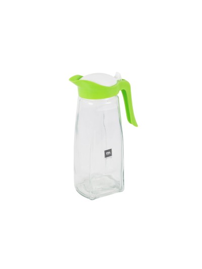 Jarra con Tapa y Dosificador La Mediterránea Optima 1,4 L Vidrio (6 Unidades)