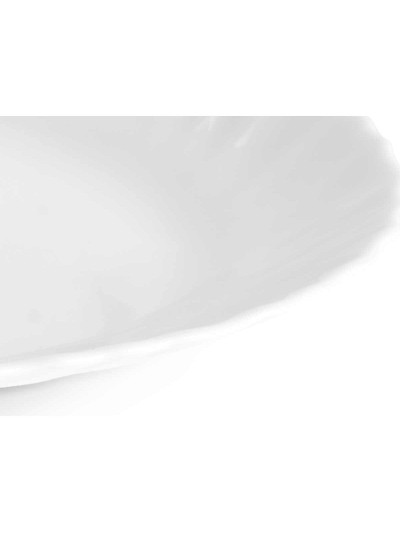 Serving Platter White Glass 25 x 2 x 19 cm (24 Units)