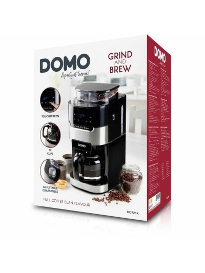 Drip Coffee Machine DOMO DO721K 1,5 L Black