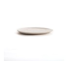 Flat Plate Bidasoa Cosmos White Ceramic 23 cm (6 Units)
