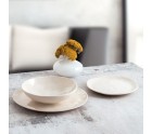 Plato Hondo Bidasoa Cosmos Blanco Cerámica 20,5 cm (12 Unidades)