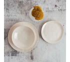 Plato Hondo Bidasoa Cosmos Blanco Cerámica 20,5 cm (12 Unidades)