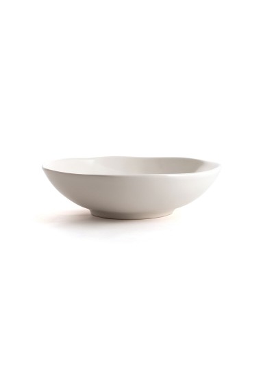 Plato Hondo Bidasoa Cosmos Blanco Cerámica 20,5 cm (12 Unidades)