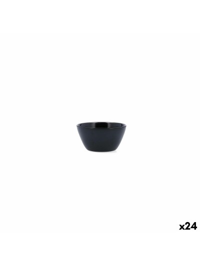 Bol para Aperitivos Quid Select Basic Negro Melamina 13 cm (24 Unidades)