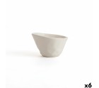 Snack Bowl Bidasoa Cosmos White Ceramic 12 cm (6 Units)