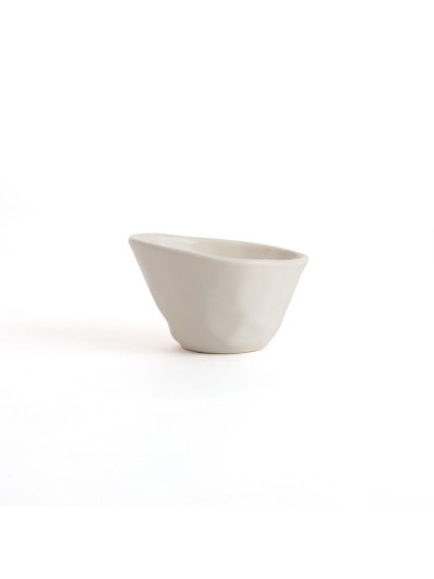 Snack Bowl Bidasoa Cosmos White Ceramic 12 cm (6 Units)