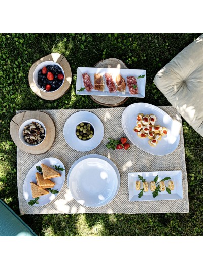 Snack Bowl Quid Select Basic White Melamin 13 cm (24 Units)