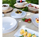 Bol para Aperitivos Quid Select Basic Blanco Melamina 13 cm (24 Unidades)