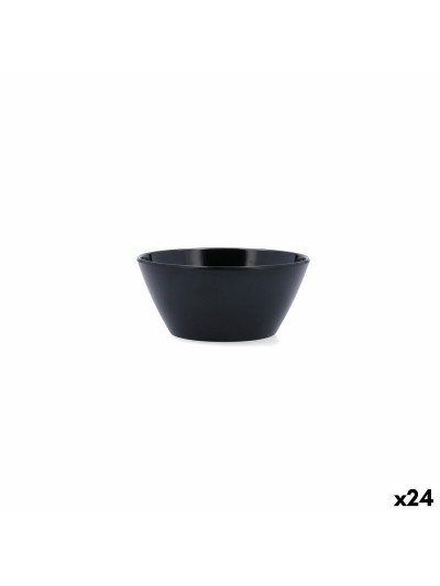 Bol para Aperitivos Quid Select Basic Negro Melamina 15 cm (24 Unidades)